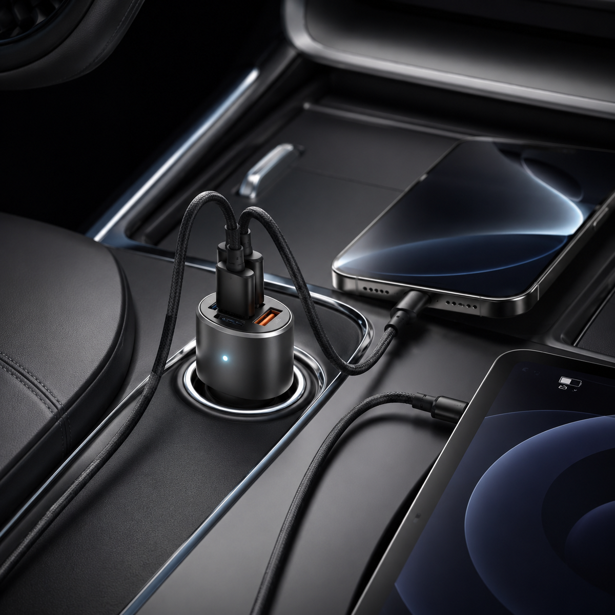 VELMIVRA™ ChargePort Trio Car Power Hub