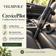 VELMIVRA™ CrevicePilot Cordless Interior Vacuum